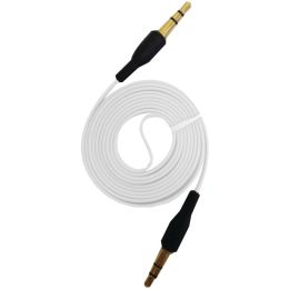 Iessentials 3.5mm Flat Auxiliary Cable, 3.3ft (white) IEAUXWT