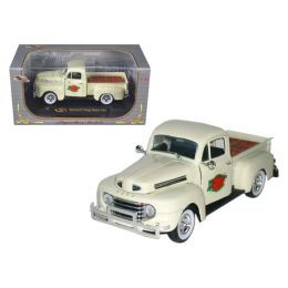 1949 Ford F-1 Tomato Delivery Truck Cream 1/32 Diecast Model Car by Signature Models