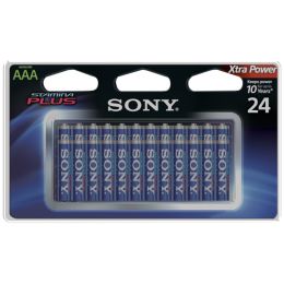 Sony Stamina Plus Alkaline Batteries (aaa; 24 Pk) SOBSAM4B24A