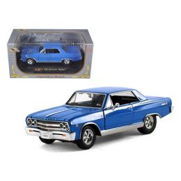 1965 Chevrolet Malibu SS Blue 1/32 Diecast Model Car by Signature Models