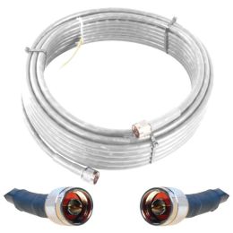 Wilson Electronics 952400 Wilson 400 N-Male to N-Male Coaxial Cable, 100ft (White)