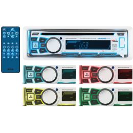 Boss Audio Marine Single-din In-dash Cd Am And Fm Receiver With Bluetooth, Rgb Illumination & Wireless App Control BOSMR762BRGB