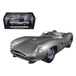 1959 Aston Martin DBR1 Silver 1/18 Diecast Model Car by Shelby Collectibles