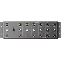 Xantech(R) AV61 6-Way A/V Distribution Amp