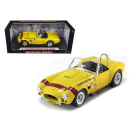 1965 Shelby Cobra Terlingua Racing Team Yellow 1/18 Diecast Car Model by Shelby Collectibles