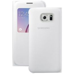 Samsung(R) 34-2886-05-XP S-View Flip Cover for Samsung(R) Galaxy S(R) 6 (White Pearl)