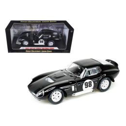 1965 Shelby Cobra Daytona Black #98 1/18 Diecast Car Model by Shelby Collectibles