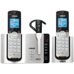 Vtech Dect 6.0 Connect-to-cell 2-handset Phone System & Cordless Headset (2 Handset) VTEDS66713