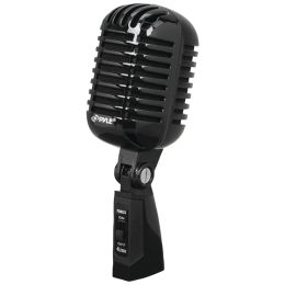 Pyle Pro Classic Retro Vintage-style Dynamic Vocal Microphone (black) PYLPDMICR42BK