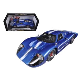 1967 Ford GT MK IV Blue 1/18 Diecast Car Model by Shelby Collectibles