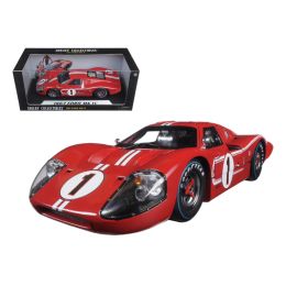 1967 Ford GT MK IV #1 Red LeMans Winner 24 Hours 1/18 Diecast Model Car by Shelby Collectibles