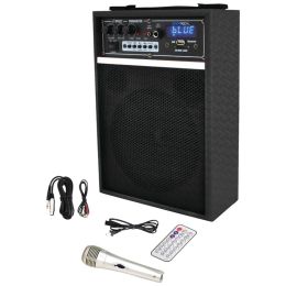 Pyle Pro 300-watt Bluetooth 6.5" Portable Pa Speaker System PYLPWMAB250BK