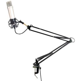 Pyle Pro Universal Table Clamp Pro Boom Shock Microphone Mount PYLPMKSH04