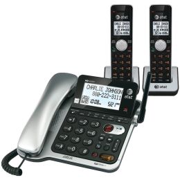 Att Dect 6.0 Corded And Cordless 2-handset Phone System With Call Waiting And Caller Id, ATTCL84202