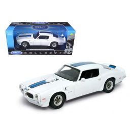 1972 Pontiac Firebird Trans Am White 1/18 Diecast Car by Welly