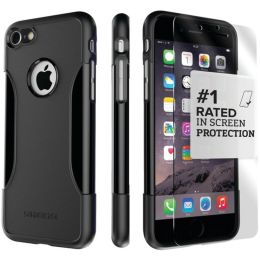 SaharaCase C-A-I7-BK Classic Protective Kit for iPhone(R) 8/7 (Black)