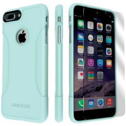 SaharaCase C-A-I7P-AQ Classic Protective Kit for iPhone(R) 8/7 Plus (Aqua)