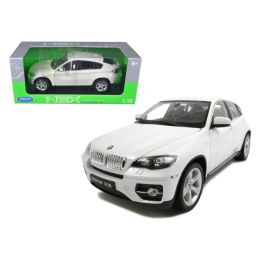 2011 2012 BMW X6 White 1/18 Diecast Car by Welly