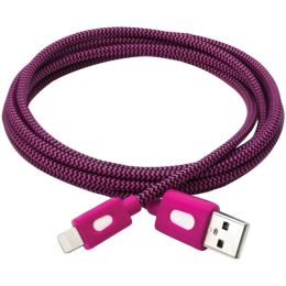 BT Saphire SA4-677-2 PwrMate Charge & Sync Lightning(R) Cable, 6ft (Pink)