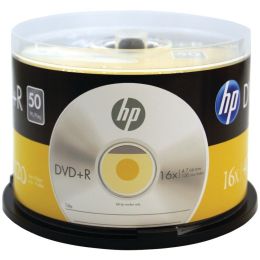 Hp 4.7gb 16x Dvd+rs (50-ct Cake Box Spindle) HOODR16050CB