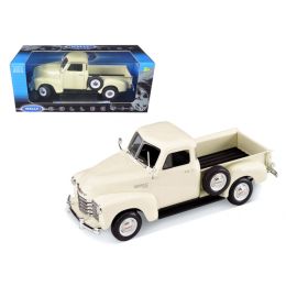 1953 Chevrolet 3100 Pickup Truck Cream 1/18 Diecast Car Model by Welly