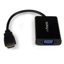 StarTech Accessory HD2VGAA2 HDMI to VGA Converter Audio for PC/Notebook/Ultrabook 1920x1200 Retail