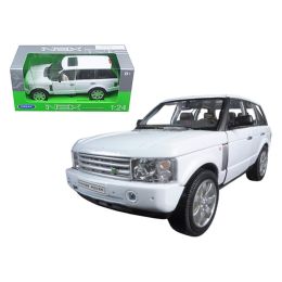 2003 Land Rover Range Rover White 1/24 Diecast Model Car by Welly