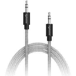 Digipower Tangle-free Braided Auxiliary Cable, 3ft DGPSPAFX