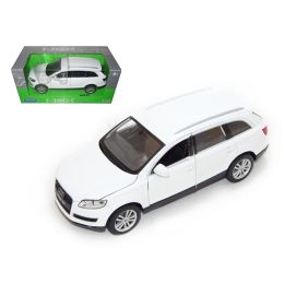 Audi Q7 White 1/24 Diecast Car Model by Welly