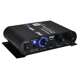 Pyle Home 90-watt Mini Blue Series Compact Bluetooth Amp PYLPFA330BT