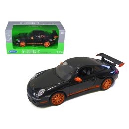 Porsche 911 (997) GT3 RS Black 1/24 Diecast Car by Welly