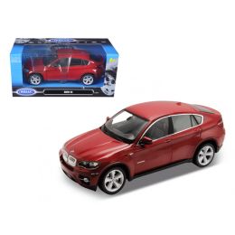 2011 2012 BMW X6 Red 1/24 Diecast Car Model by Welly