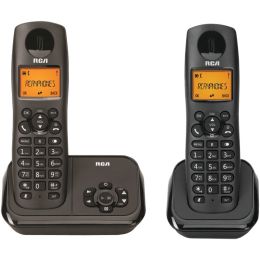 Rca Element Series Dect 6.0 Cordless Phone With Caller Id & Digital Answering System (2-handset System) RCP21622BKGA