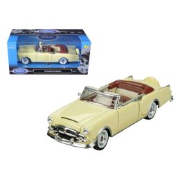 1953 Packard Caribbean Convertible Cream 1/24 Diecast Car Model by Welly