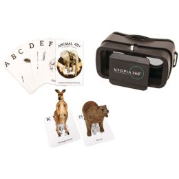 ReTrak(R) ETVRARZOO 4D+ Utopia 360? VR Headset & Animal Zoo Augmented Reality Cards