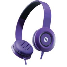 Ihome Stereo Headphones With Flat Cable (purple) IHMIB35UBC