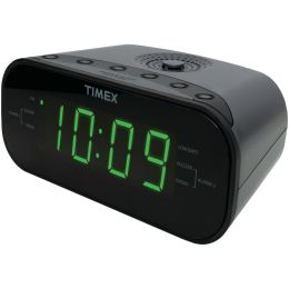 Timex Am And Fm Dual Alarm Clock Radio With Digital Tuning (gunmetal Gray) IHMT231GY2