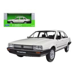 Volkswagen Santana Cream 1/24 Diecast Car Model by Welly