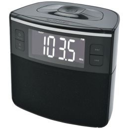 Sylvania Bluetooth Clock Radio With Auto-set Dual Alarm Clock & Usb Charging CURSCR1986BTAS