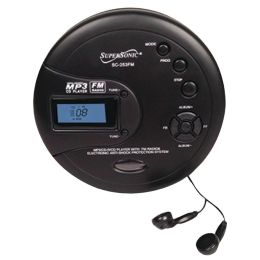 Supersonic Personal Mp3 And Cd Player With Fm Radio SSCSC253FM