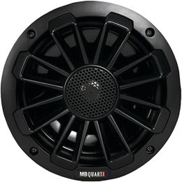 Mb Quart Nautic Series 6.5" 120-watt 2-way Coaxial Speaker System With Matte Black Finish (not Illuminated) MBQNK1116B