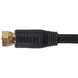 Rca Rg6 Coaxial Cable (100ft; Black) RCAVHB6111R