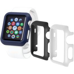 Trident Case Odyssey Guard For Apple Watch, 3 Pk (42mm, Black And White And Blue) TENODAPBWL00