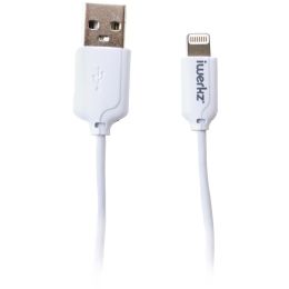 Iwerkz Charge & Sync Lightning To Usb Cable, 6ft (white) 44554