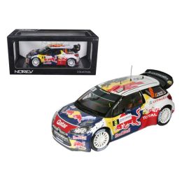 Citroen DS3 #8 WRC Rally France 2012 Neuville / Gilsoul \Red Bull\ 1/18 Diecast Car Model by Norev
