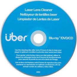 Uber Laser Lens Cleaner For Cd, Dvd & Blu-ray JAS27311