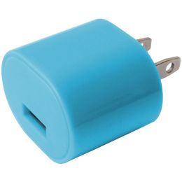 Iessentials 1-amp Usb Wall Charger (blue) IEAC1USBBLU