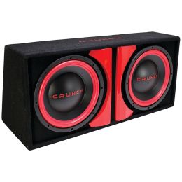 Crunch Cr-212a Powered Dual 12" Subwoofer System CRUCR212A