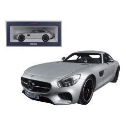 2015 Mercedes AMG GT Silver 1/18 Diecast Model Car by Norev