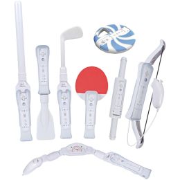 Cta Digital Nintendo Wii 8-in-1 Sports Pack For Wii Sports Resort (white) CTAWI8SR